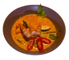 Tom yam gung Suppe (leicht scharf)